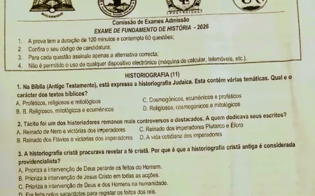 Proposta de Guia do Exame de História da UP – 2026