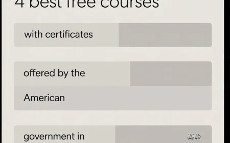 4 Melhores Cursos Gratuitos com Certificado Disponibilizados pelo Governo Americano em 2026