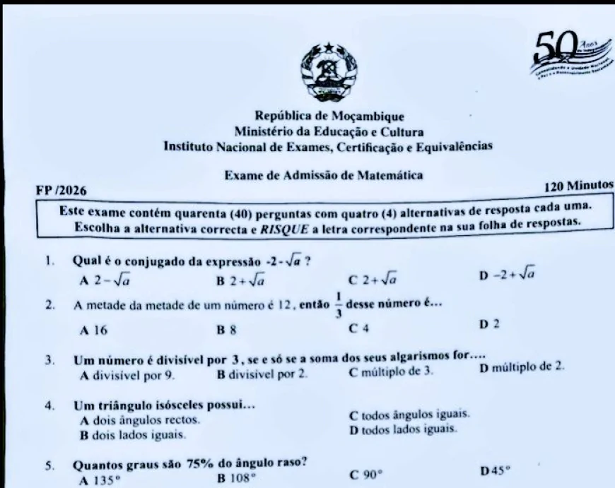 Guião de Matemática IFP 2026 – Guia Definitivo de Preparação