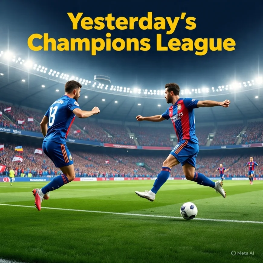 Champions League Aqueceu: Resultados de Ontem