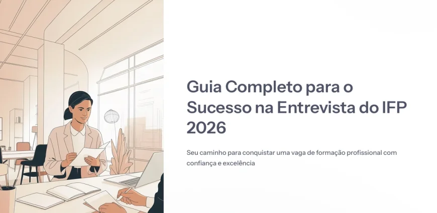 Guião Completo para o Sucesso na Entrevista do IFP 2026: